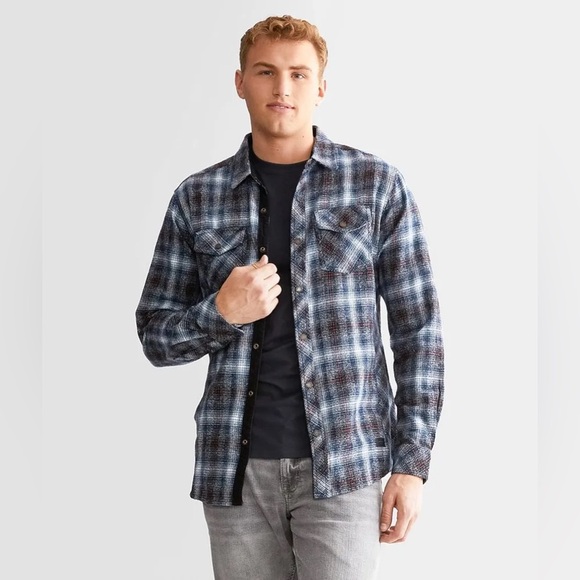Buckle Other - Outpost Makers Flannel Plaid Shirt Jacket Large buckle button down